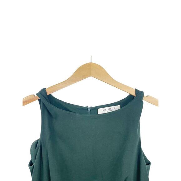 MM. Lafleur New York Green Sheath Modest Career Dress Womens 6 - Picture 2 of 9